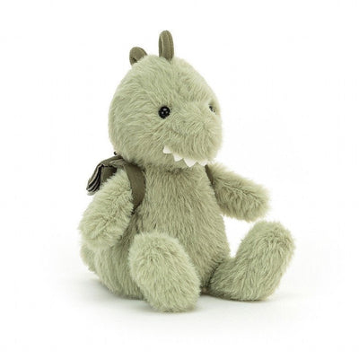 Backpack Dino - 10 Inch by Jellycat Toys Jellycat   