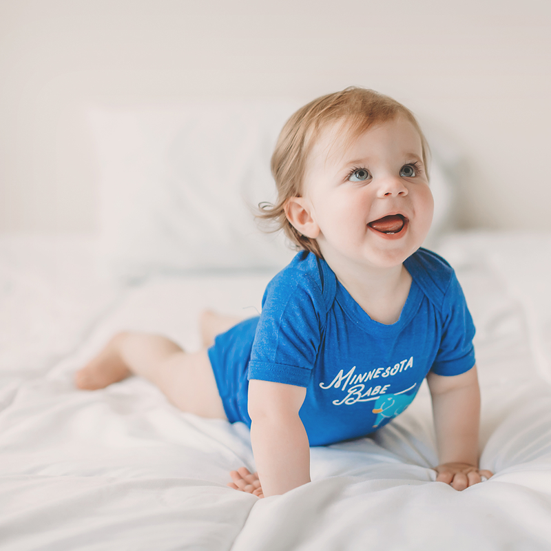 Cotton Bodysuit - Minnesota Babe by Sweetpea + Co Apparel Sweetpea + Co   