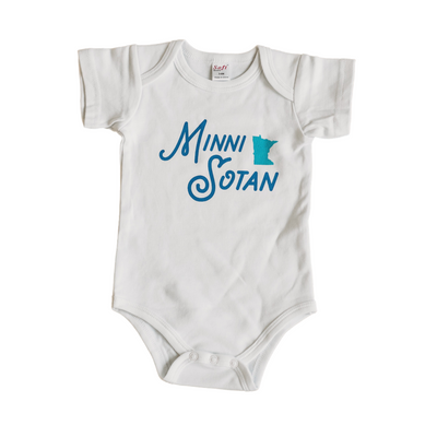 Minni-Sotan Cotton Bodysuit by Sweetpea + Co Apparel Sweetpea + Co   