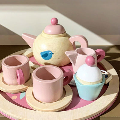 Birdie Wooden Tea Set by Tender Leaf Toys Toys Tender Leaf Toys   