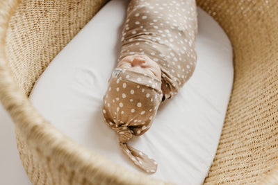 Newborn Top Knot Hat - Fawn by Copper Pearl Accessories Copper Pearl   