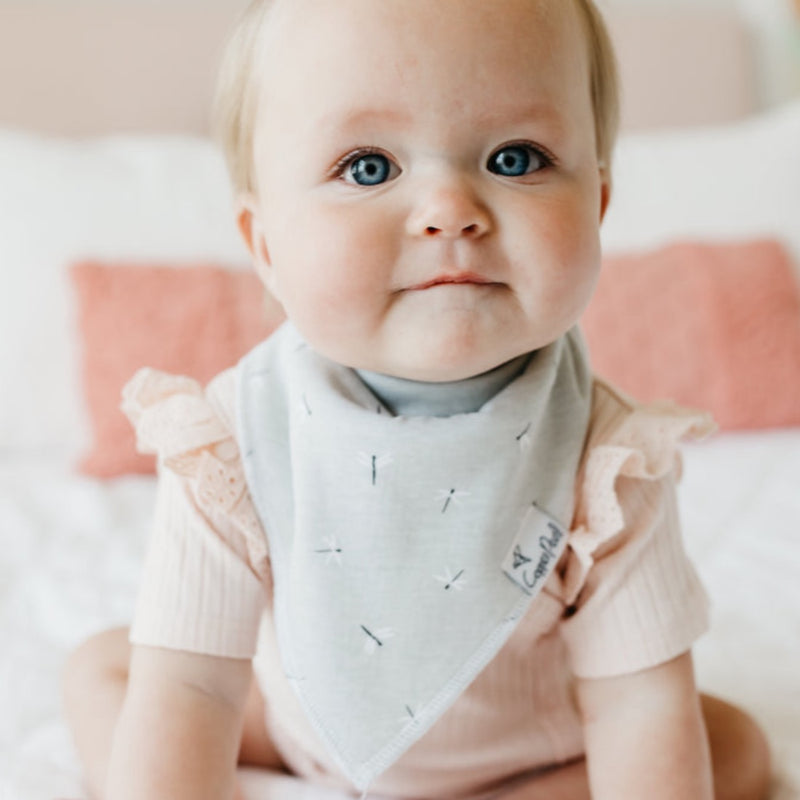 Single Bandana Bib - Zella by Copper Pearl Nursing + Feeding Copper Pearl Dragonflies  