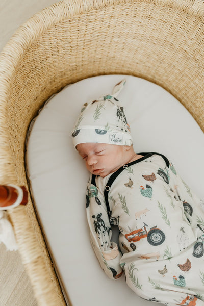 Newborn Top Knot Hat - Jo by Copper Pearl Accessories Copper Pearl   