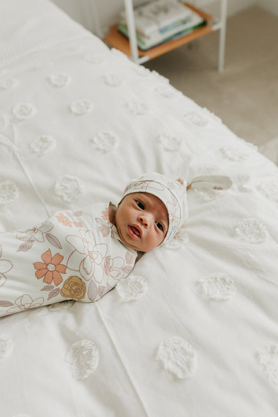 Newborn Top Knot Hat - Ferra by Copper Pearl Accessories Copper Pearl   