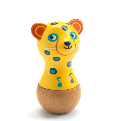 Animambo Wooden Jaguar Maraca by Djeco Toys Djeco   