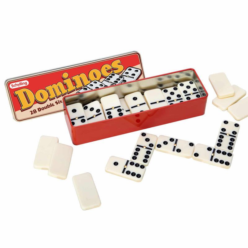 Double Six Dominoes Tin by Schylling Toys Schylling   