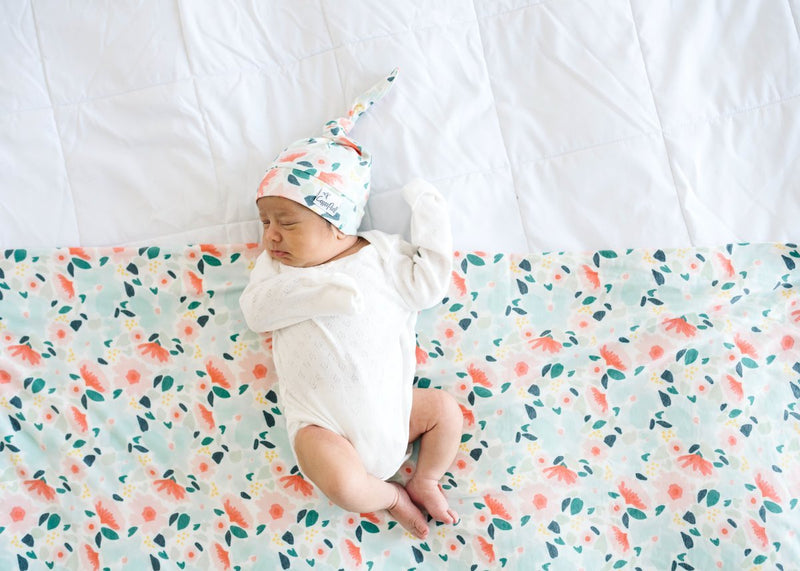 Newborn Top Knot Hat - Leilani by Copper Pearl Accessories Copper Pearl   