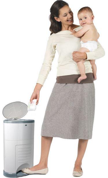 Diaper Dekor Plus Hands Free Diaper Pail - 1 pk Shipper Bath + Potty Dekor   