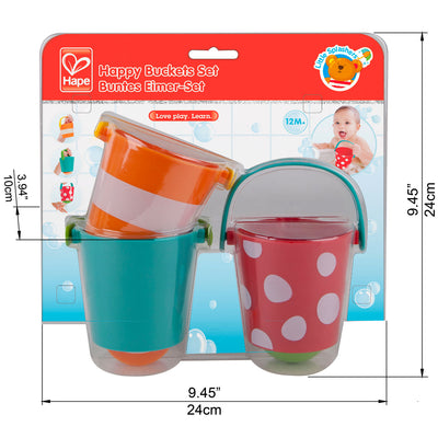 Happy Buckets Bath Toy Set by Hape Toys Hape   