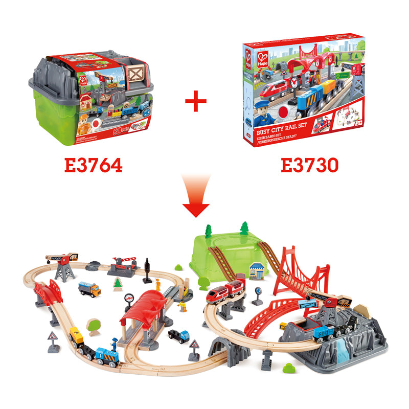 Railway Bucket Builder Set by Hape Toys Hape   