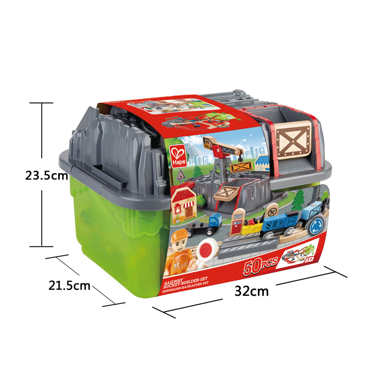 Railway Bucket Builder Set by Hape Toys Hape   