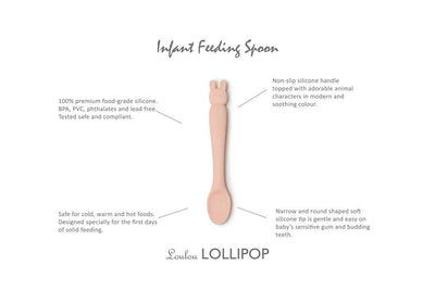 Feeding Spoon - Bunny by Loulou Lollipop Nursing + Feeding Loulou Lollipop   