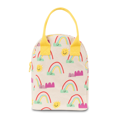 Zipper Lunch Bag - Rainbows by Fluf Nursing + Feeding Fluf   