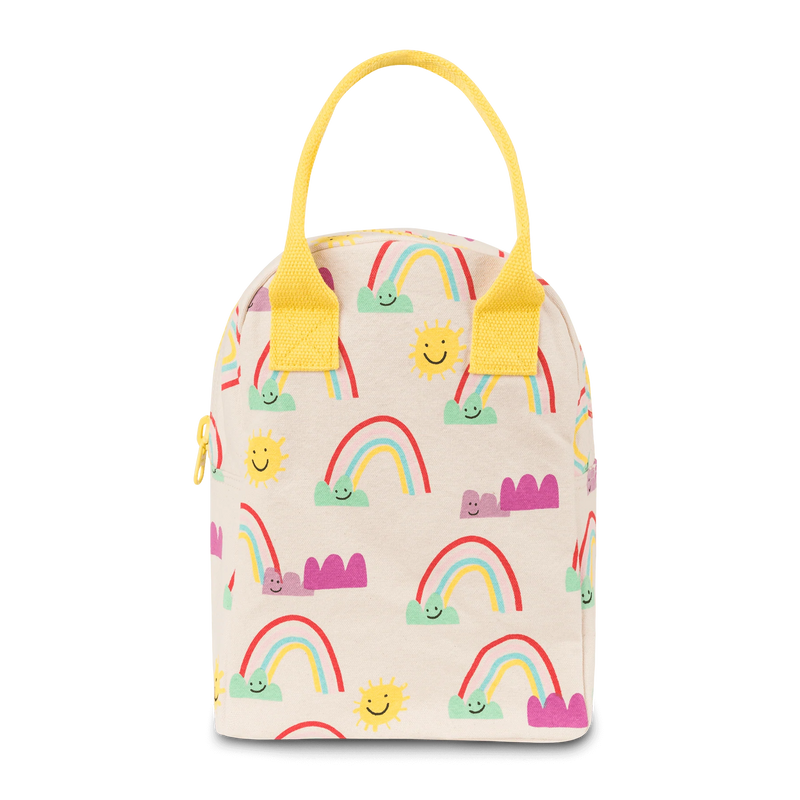 Zipper Lunch Bag - Rainbows by Fluf Nursing + Feeding Fluf   