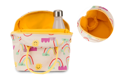 Zipper Lunch Bag - Rainbows by Fluf Nursing + Feeding Fluf   