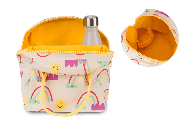 Zipper Lunch Bag - Rainbows by Fluf Nursing + Feeding Fluf   