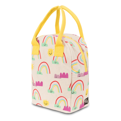 Zipper Lunch Bag - Rainbows by Fluf Nursing + Feeding Fluf   