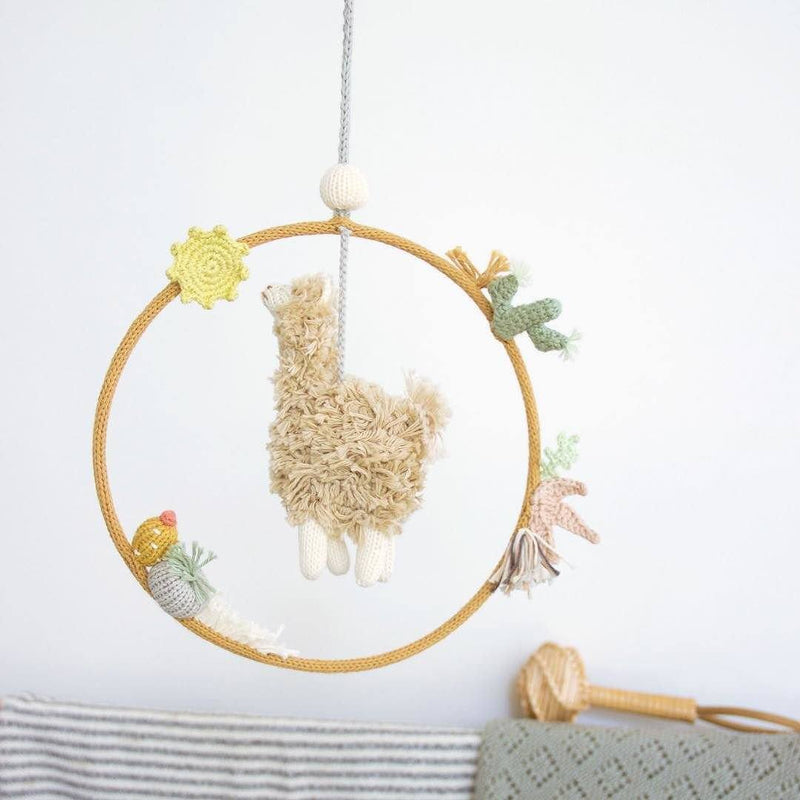 Alpaca Dream Ring Mobile by Blabla Decor Blabla   