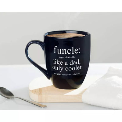 Funcle: Like a Dad, Only Cooler Mug - Blue by Pearhead