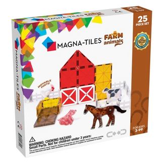 Farm Animals 25 Piece Set by Magna-Tiles Toys Magna-Tiles   