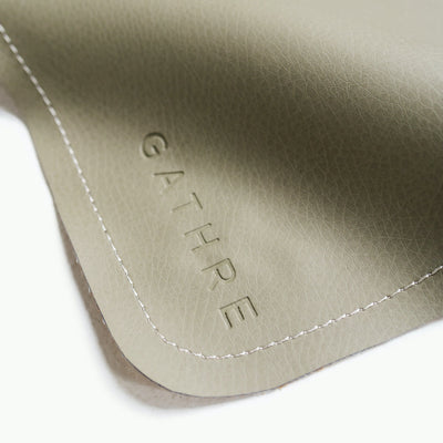 Leather Micro+ Changing Mat - Grove by Gathre Bath + Potty Gathre   