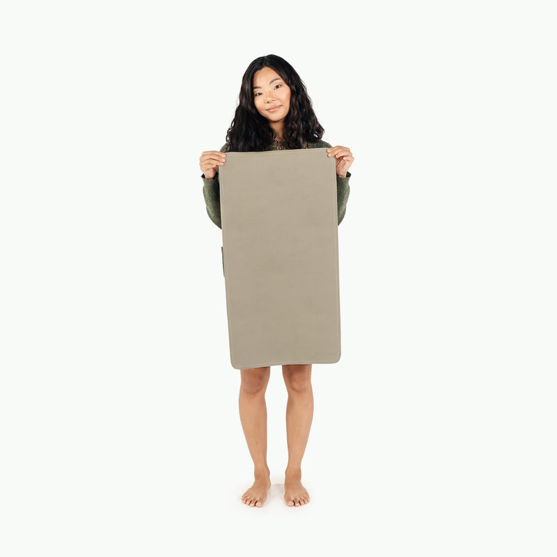 Leather Micro+ Changing Mat - Grove by Gathre Bath + Potty Gathre   