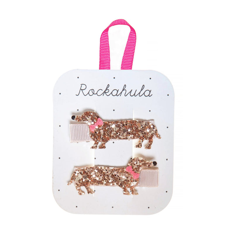 Morris Sausage Dog Clips by Rockahula Kids Accessories Rockahula Kids   