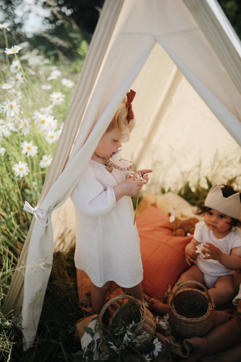 Indoor/Outdoor Play Tent - Natural by Kinderfeets Toys Kinderfeets   