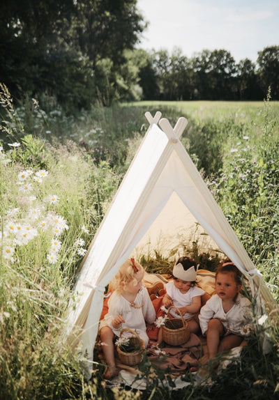 Indoor/Outdoor Play Tent - Natural by Kinderfeets Toys Kinderfeets   