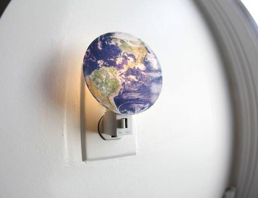 Earth Night Light Decor Kikkerland   