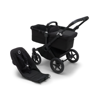 Bugaboo Donkey 5 Mono Base + Style Set Gear Bugaboo Black/Midnight Black  