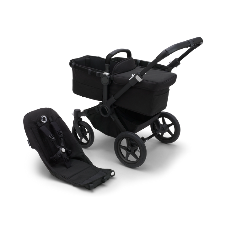 Bugaboo Donkey 5 Mono Base + Style Set Gear Bugaboo Black/Midnight Black  