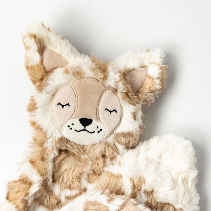 Spotted Beige Lynx Snuggler - Self Expression Books Slumberkins   