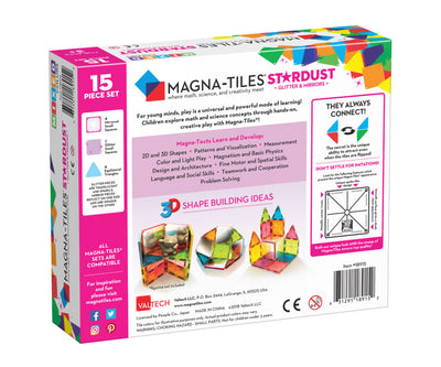 Stardust 15 Piece Set by Magna-Tiles Toys Magna-Tiles   