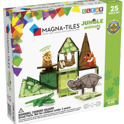 Jungle Animals 25 Piece Set by Magna-Tiles Toys Magna-Tiles   