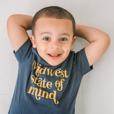 Midwest State of Mind Kids' Tee by Sweetpea + Co Apparel Sweetpea + Co   