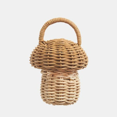 Rattan Acorn Rattle by Olli Ella Accessories Olli Ella   