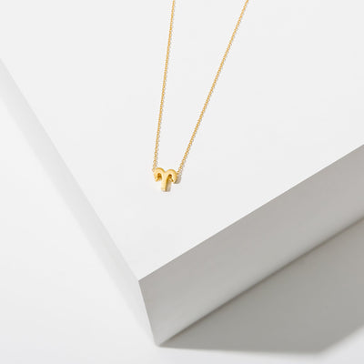 Zodiac Necklace - 24K Gold Plated by Larissa Loden Accessories Larissa Loden Aries  