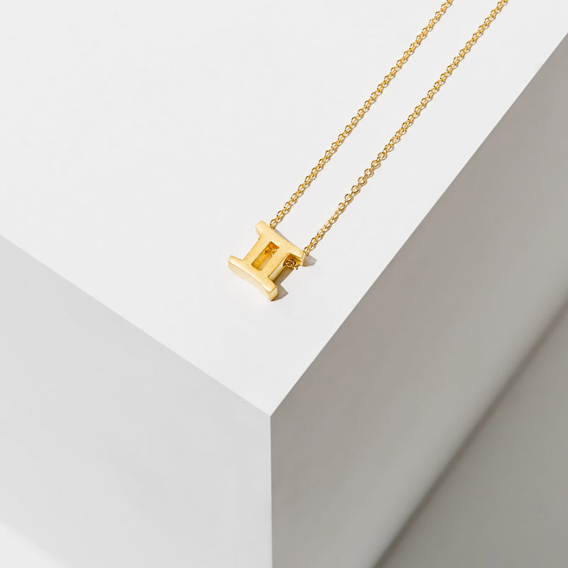 Zodiac Necklace - 24K Gold Plated by Larissa Loden Accessories Larissa Loden Gemini  