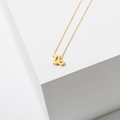 Zodiac Necklace - 24K Gold Plated by Larissa Loden Accessories Larissa Loden Capricorn  