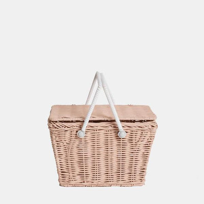 Piki Basket - Rose by Olli Ella Accessories Olli Ella   