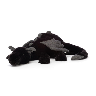 Onyx Dragon - Medium 20 Inch by Jellycat Toys Jellycat   