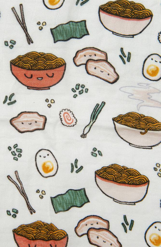 Luxe Muslin Swaddle - Ramen by Loulou Lollipop Bedding Loulou Lollipop   