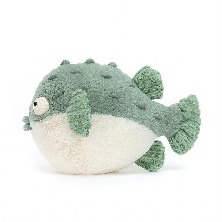 Pacey Pufferfish - 10 Inch by Jellycat Toys Jellycat   