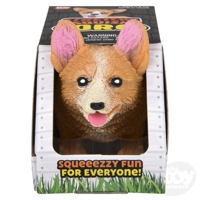 Stretchy Squish Corgi - 4 Inch by the Toy Network Toys The Toy Network   