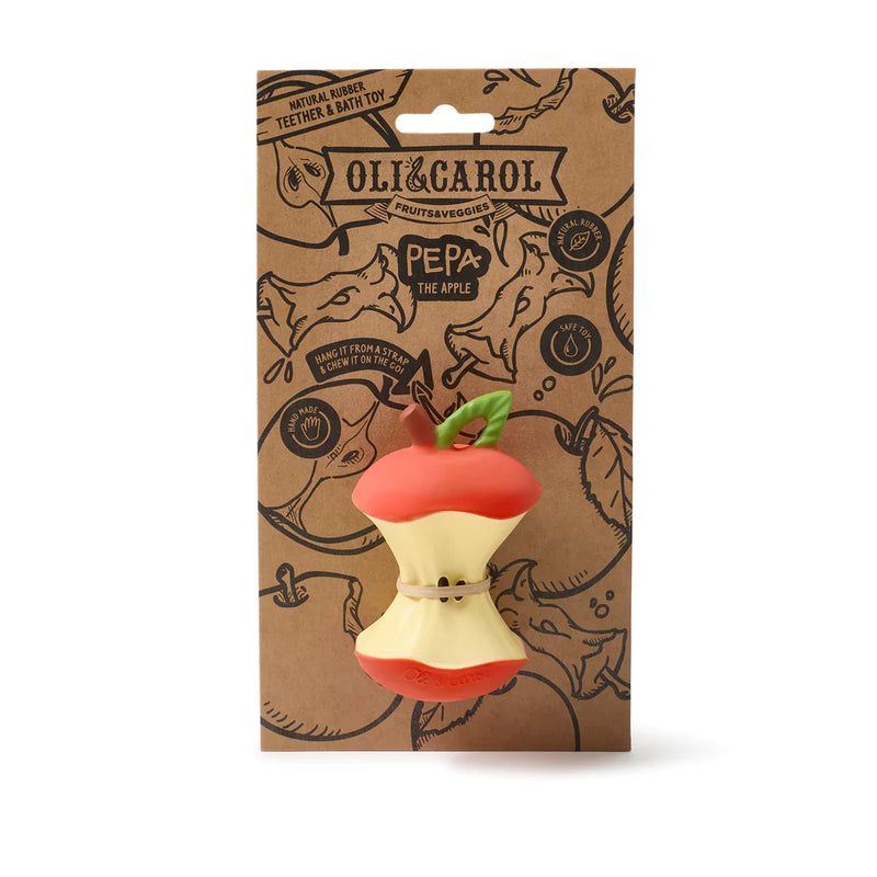 Pepa the Apple Teether by Oli & Carol