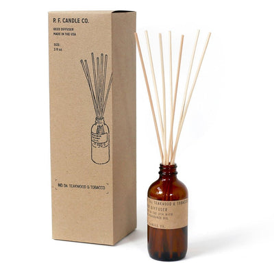 Tobacco + Teak Reed Diffuser by PF Candle Co Decor PF Candle Co   