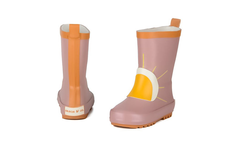 Rubber Rain Boots - Burlwood Sun by Grech & Co. Shoes Grech & Co.   