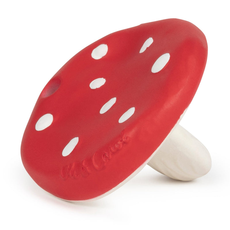 Spotty the Mushroom Mini Teether by Oli & Carol