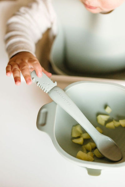 Silicone Snack Bowl - Sage by Loulou Lollipop Nursing + Feeding Loulou Lollipop   